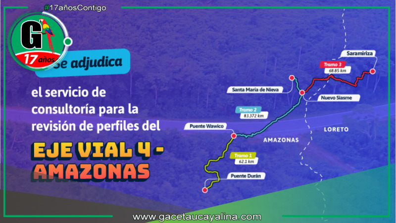 Provias Nacional adjudica consultoría para optimizar corredor vial en Amazonas y Loreto