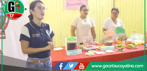 Municipalidad de Nueva Requena impulsa sesión demostrativa de alimentos contra la anemia.