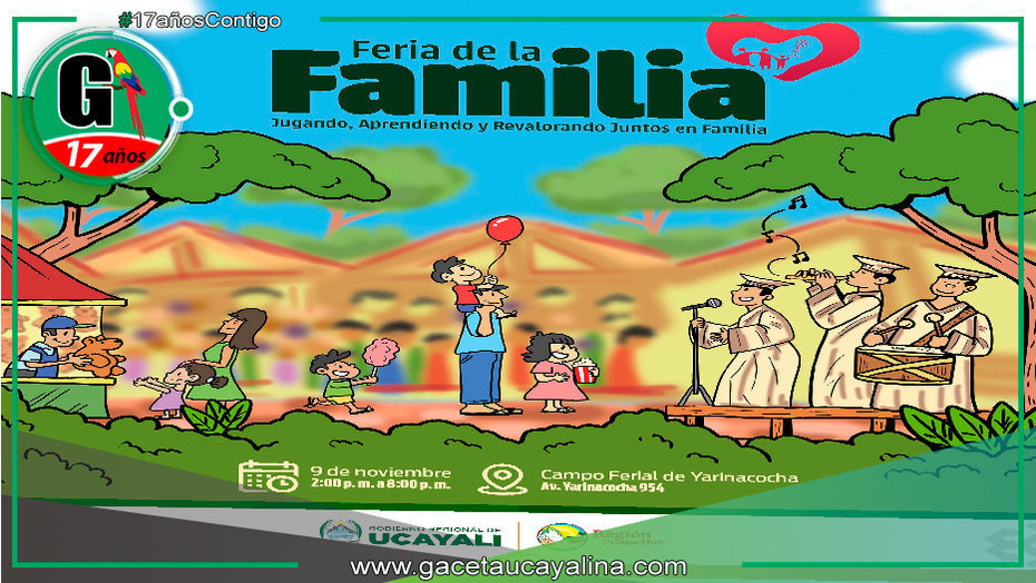 Gran Feria de la Familia llega a Yarinacocha para unir y orientar a las familias pucallpinas