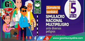  Convocan a simulacro multipeligro en Padre Abad