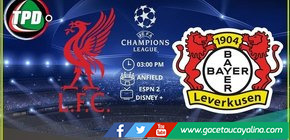 Liverpool recibe a Bayer Leverkusen por la Champions League