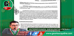 Denuncian penalmente a funcionarios del GOREU por irregularidades en obra del Hospital Regional