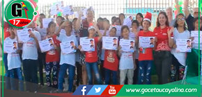 Niños y niñas de Callería disfrutaron de una Navidad llena de arte, juegos y chocolatada