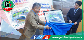 MTC y Serpost presentan sello postal que celebra la transformación del transporte amazónico