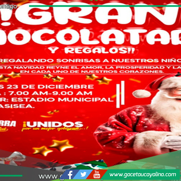  Gran chocolatada y entrega de regalos en Masisea