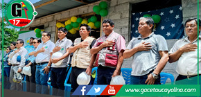 Colocan primera piedra del Puente Simón
