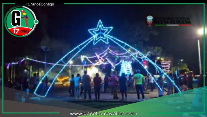 Encendido del Árbol Navideño y Luces en Nueva Requena.