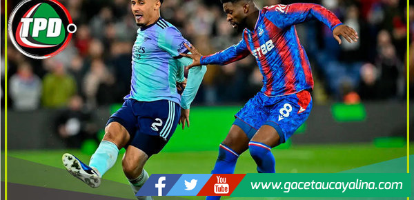 Gabriel Jesús lidera goleada del Arsenal al Crystal Palace 5-1