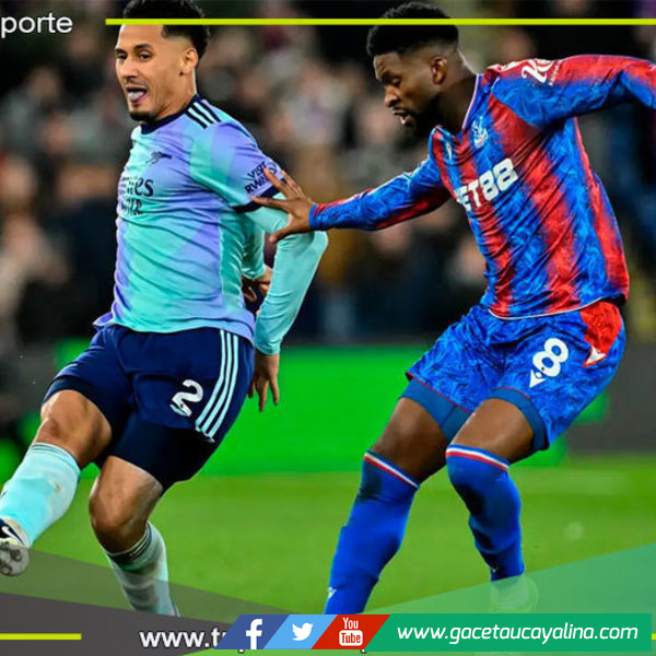 Gabriel Jesús lidera goleada del Arsenal al Crystal Palace 5-1
