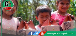 UKAW lleva alegría al caserío 11 de Agosto