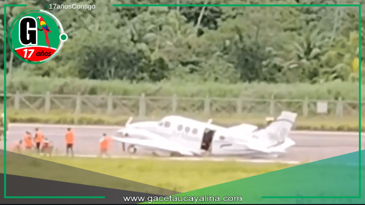 Avioneta Aterriza de Emergencia en Pucallpa por Falla Técnica.