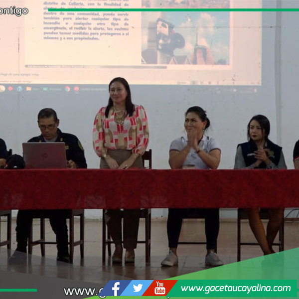 Callería destaca gestión contra delitos y drogadicción