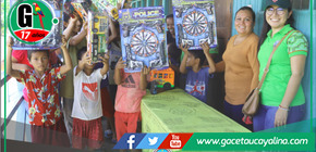 Alcaldesa da inicio a actividades con chocolatadas.