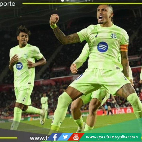 Barcelona goleó 5-1 a Mallorca y sigue firme en la cima de LaLiga