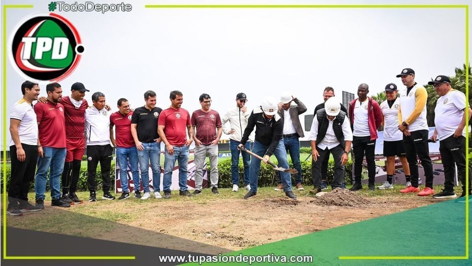 Jean Ferrari puso la primera piedra del estadio en VIDU