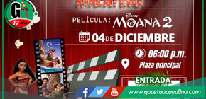 Protegiendo el Medio Ambiente: Se Proyectará la Película Moana 2 en la Plaza Principal de Atalaya.