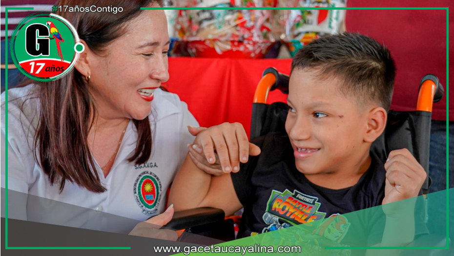 Anuncian chocolatada para niños con discapacidad