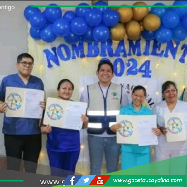 Gore-Ucayali otorga nombramientos a profesionales de salud en Aguaytía.