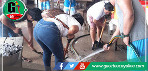 Alcalde Rodolfo Lovo Tello lidera esfuerzos de la Municipalidad de Ucayali para el mantenimiento del Mercado