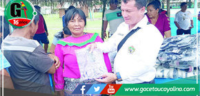 Alcalde Fernando Arechaga García distribuye donativos en Betijay y enfrenta a equipo local en un vibrante encuentro deportivo.