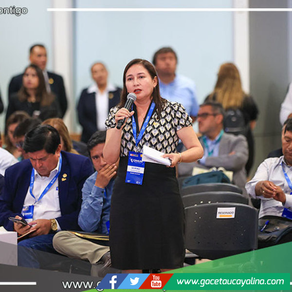 Alcaldesa Janet Castagne logró sustentar ante el gobierno central proyectos de gran impacto para la ciudad de Pucallpa