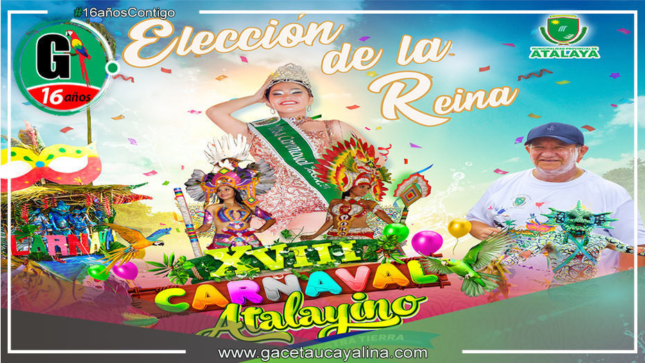 Coronando la Belleza: Hoy Ocho candidatas compiten por el título de Miss Carnaval Atalayina 2024
