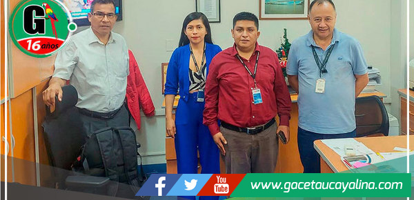 Reunión estratégica entre alcalde de Sepahua y director de la Dirección Nacional de Puentes del MTC