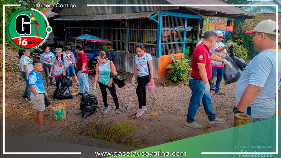 Atalaya le dijo no al dengue con multitudinaria participación en jornada de recojo de inservibles 2024