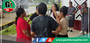 Alcaldesa encargada, Prof. Inmaculada Campa, inaugura las festividades en ausencia del alcalde John Salcedo Ríos