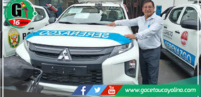 Rodolfo Lovo Tello, alcalde de Ucayali, fortalece la seguridad con nueva adquisición de vehículos