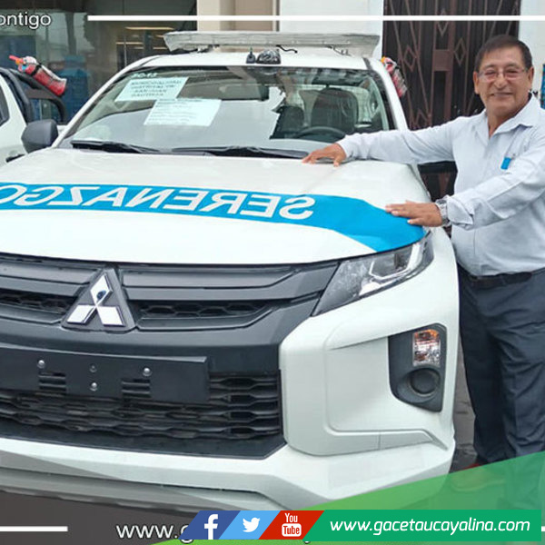 Rodolfo Lovo Tello, alcalde de Ucayali, fortalece la seguridad con nueva adquisición de vehículos