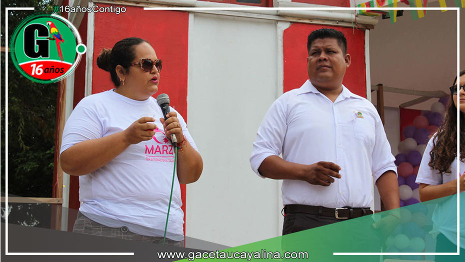 DEMUNA y Salud Articulan Esfuerzos en Campaña por el Día Internacional de la Mujer en Contamana
