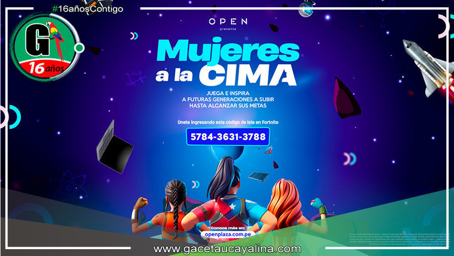 Open Plaza anuncia en Pucallpa campaña para inspirar a futuras generaciones en carreras de ciencia y tecnología