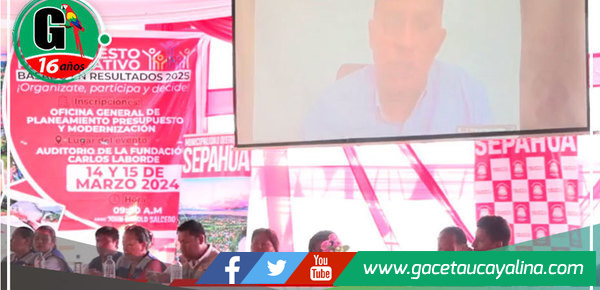Alcalde John Salcedo Ríos Lanza Taller de Presupuesto Participativo 2025