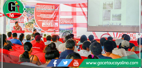 Agentes Participantes Aprueban 31 Proyectos en Taller de Presupuesto Participativo en Sepahua