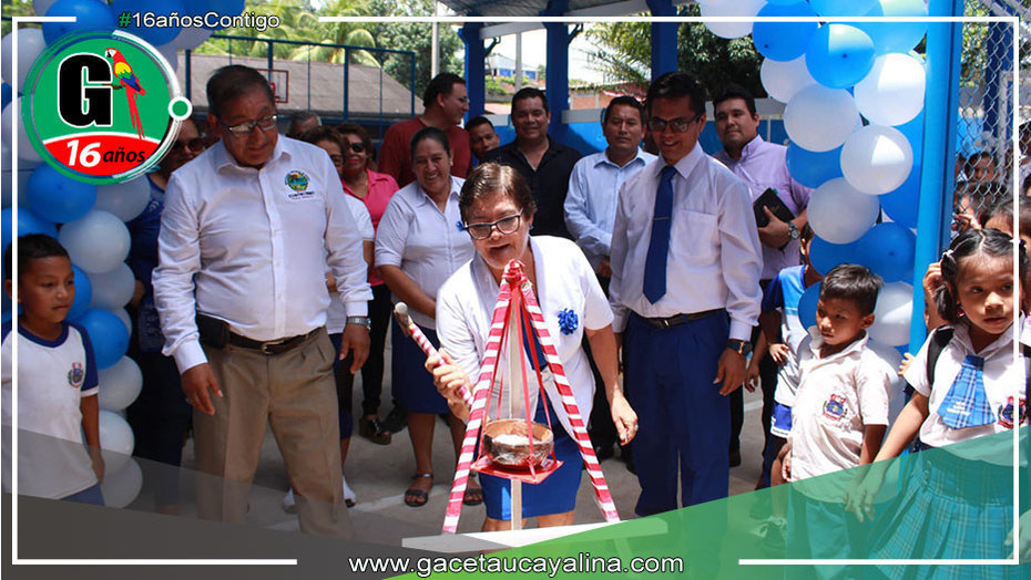 Inauguran Obra de Cobertura para Escolares en Contamana
