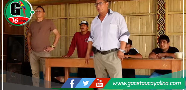 Alcalde provincial y regidor informan sobre proyecto vial en Canaán de Cachiyacu