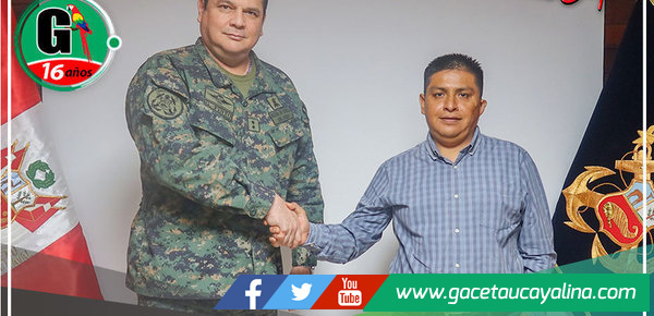 Alcalde de Sepahua y Jefe Naval planifican acciones conjuntas