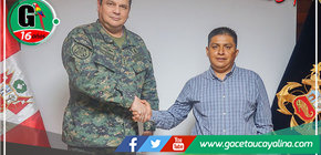 Alcalde de Sepahua y Jefe Naval planifican acciones conjuntas