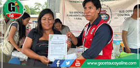 Municipalidad de Yarinacocha entrega 40 constancias de posesión en A.H. Los Magníficos de Primavera