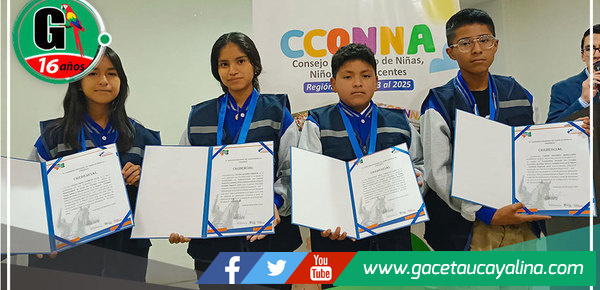 Satipo: Integrantes del CCONNA regional son homenajeados por su labor