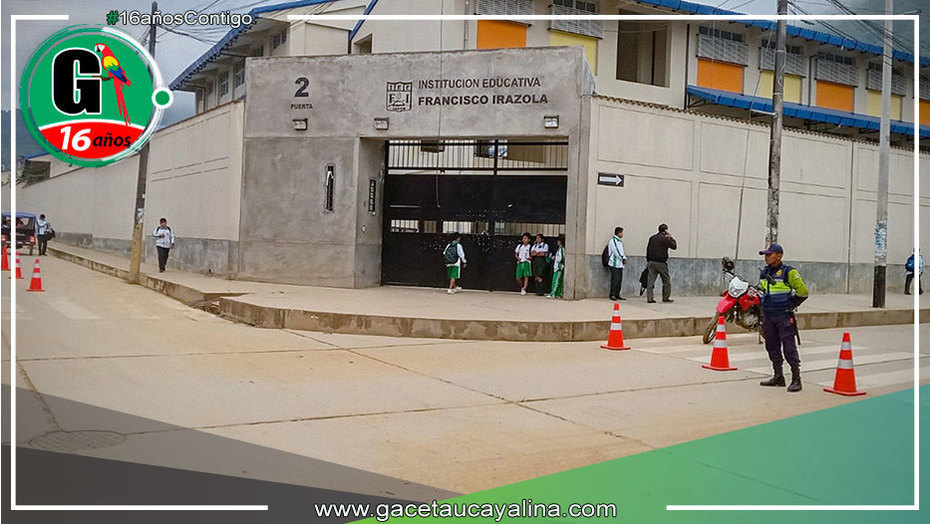 Agentes de serenazgo y tránsito refuerzan seguridad en instituciones educativas de Satipo