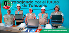 Municipalidad de Tahuania equipa al Consejo Municipal con laptops, chalecos y gorras para una fiscalización efectiva