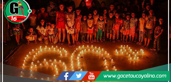 Villa Sepahua se Unió a la HORA DEL PLANETA con Participación Activa de los Más Pequeños