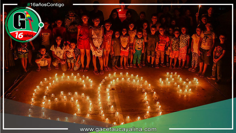 Villa Sepahua se Unió a la HORA DEL PLANETA con Participación Activa de los Más Pequeños