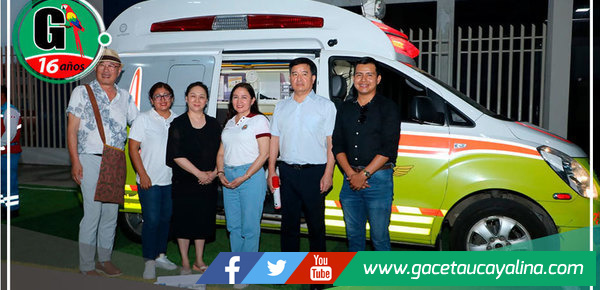 Corea del Sur Entrega Ambulancia de Emergencia a Coronel Portillo en Ceremonia Oficial