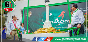 Replica del Obelisco de la Batalla de Junín Embellece Plaza Principal de Satipo