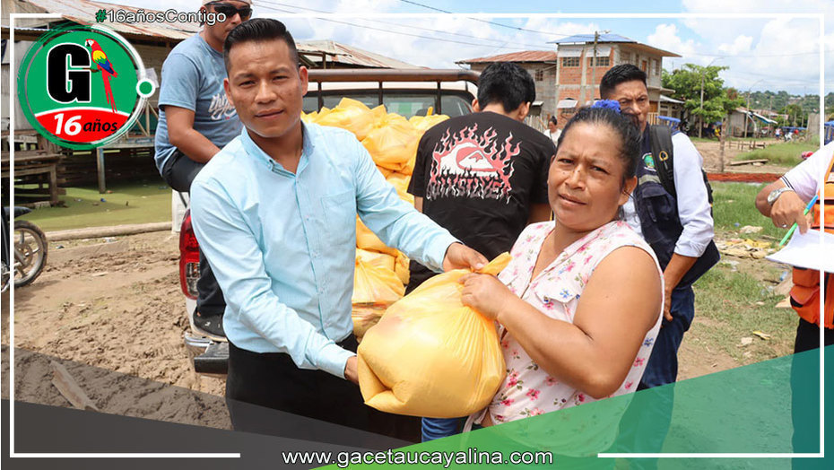 Municipalidad de Ucayali brinda apoyo a más de 90 familias damnificadas en zona baja de Contamana