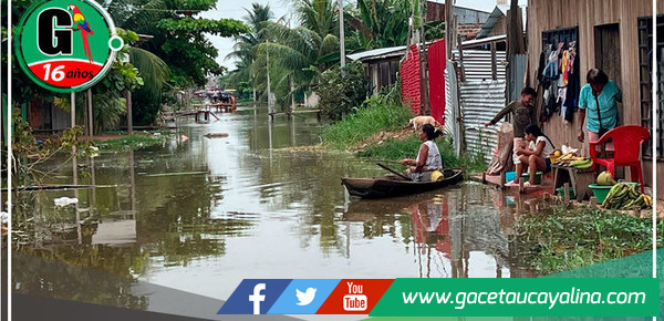El Río Ucayali Desborda y Afecta a Más de Dos Mil Pobladores en Callería