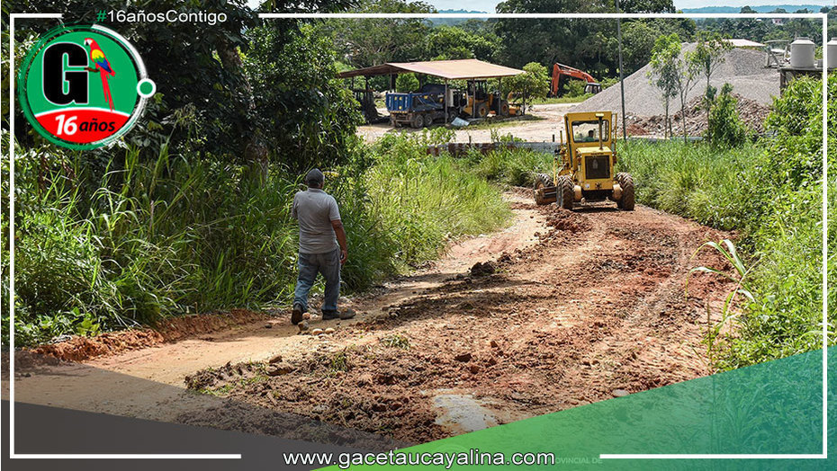 Inician Mantenimiento de Carretera hacia el Botadero Municipal de Atalaya